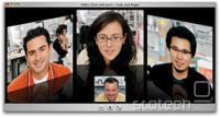 iChat video konferenca s tremi osebami