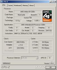 8KDA3+ CPU-Z navit CPU