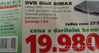 Rimax DVD DivX predvajalnik