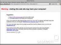  Warning - visiting this web site may harm your computer!