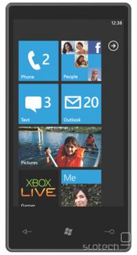  Windows Phone 7 Series na prototipnem aparatu