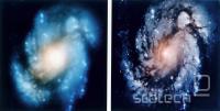 Hubble z zabru&#353;eno le&#269;o in z vesoljskimi o&#269;ali