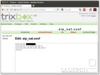  Nastavitve Trixboxa pri uporabi prevajalnika omre&#382;nih naslovov (ang. Network Address Translator, NAT) in SIP povezave do operaterja.