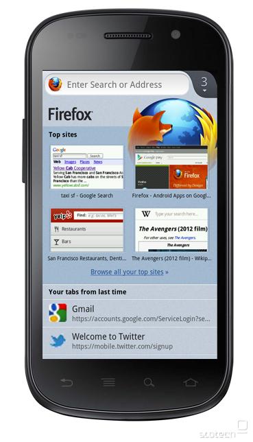  Firefox Beta za Android ima prenovljeno doma&#269;o stran in celoten uporabni&#353;ki vmesnik, ki je bistveno hitrej&#353;i