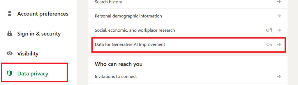 LinkedIn bo umetno inteligenco učil na vaših podatkih