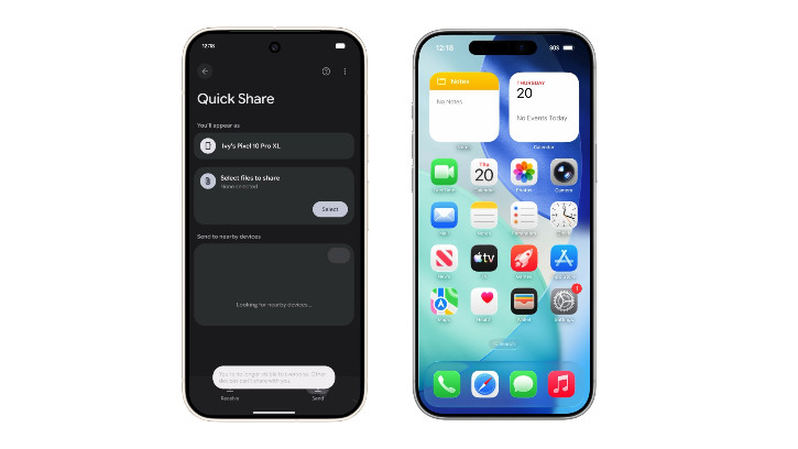 Google v Pixlu 10 podprl AirDrop