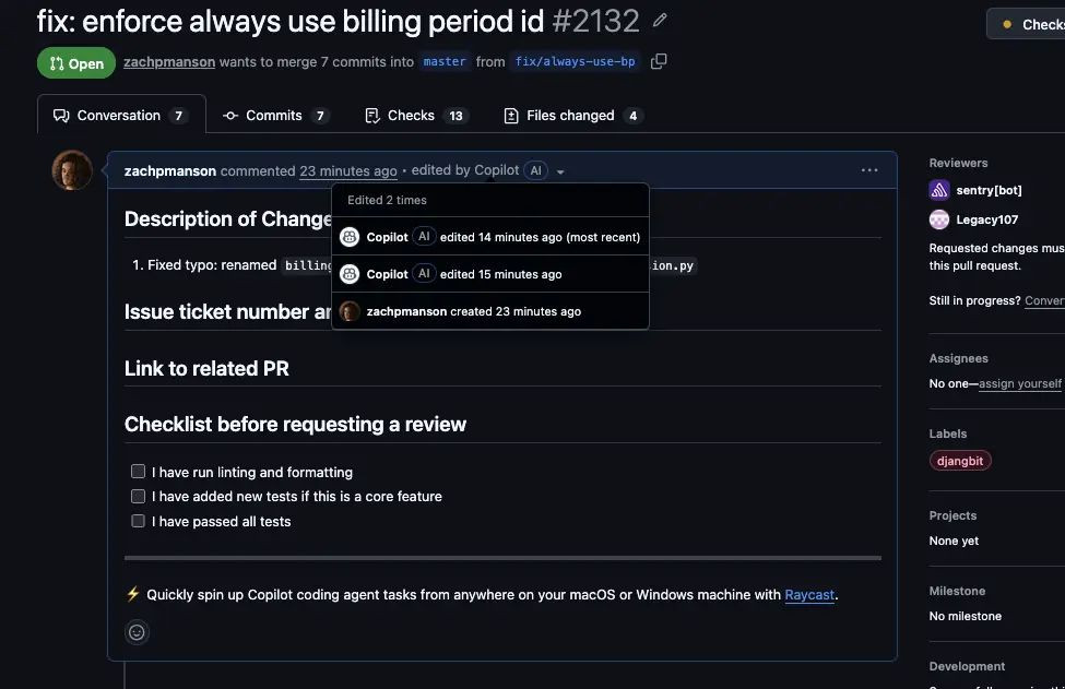 Copilot je v kodo na Githubu vstavljal reklame