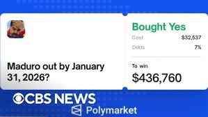 V ZDA obtožili vojaka, ki je na Polymarketu stavil na Madurovo aretacijo